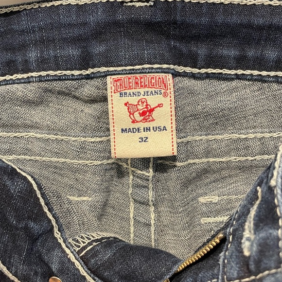 True Religion Joey Low Rise Bootcut Dark Blue Jeans, Women’s Size 32, 32 Inseam - Picture 8 of 14